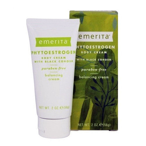 Emerita Phytoestrogen Body Cream with Black Cohosh, 2 Oz